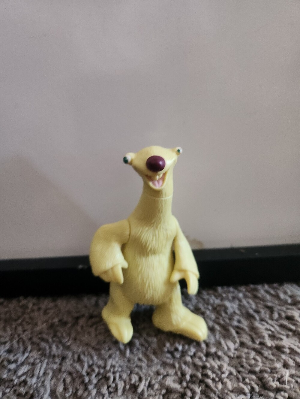 2009 Ice Age Dawn of the Dinosaurs Sid McDonald's Happy Meal Toy - HAS SOUND!!